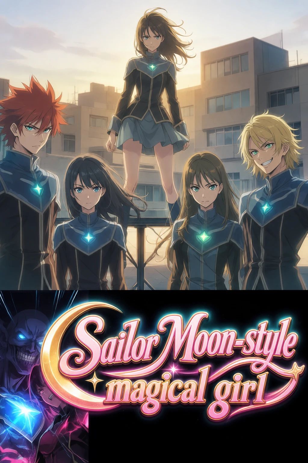 Sailor Moon-style magical girl